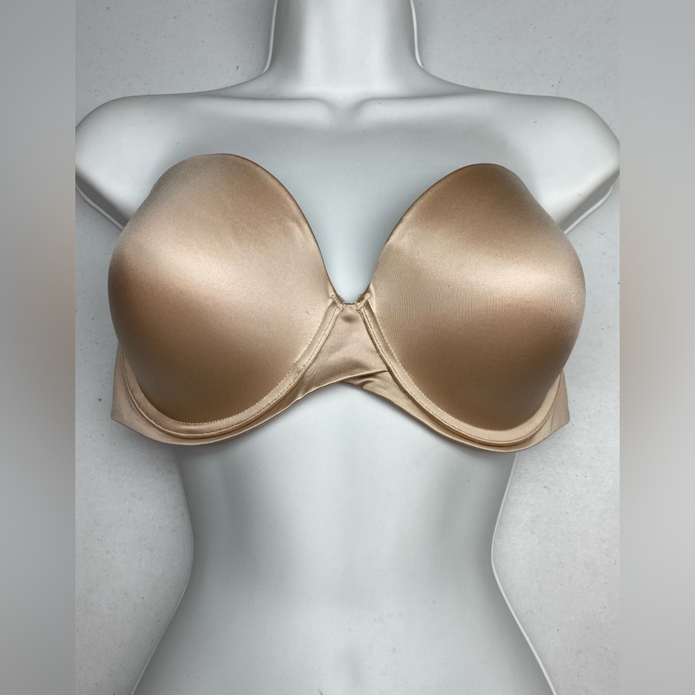 Maidenform TAN PUSH-UP Strapless, 38D *P10